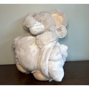 Silver One Huggable Friends & Throw Collection Mouse Star Blanket Plush w/Tags